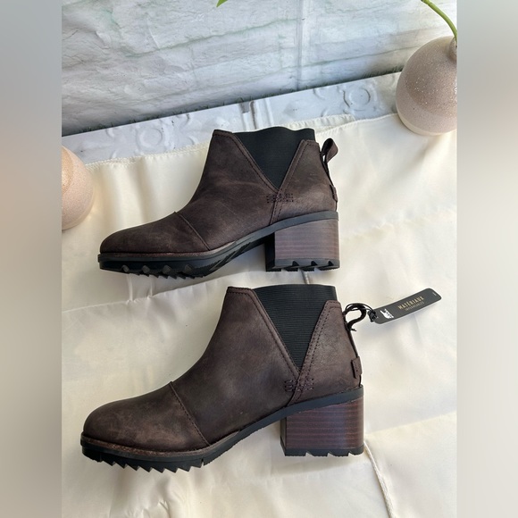 Sorel Women's Cate Chelsea Boot
Casual Waterproof Blackened
Brown size 6 new - Picture 11 of 16